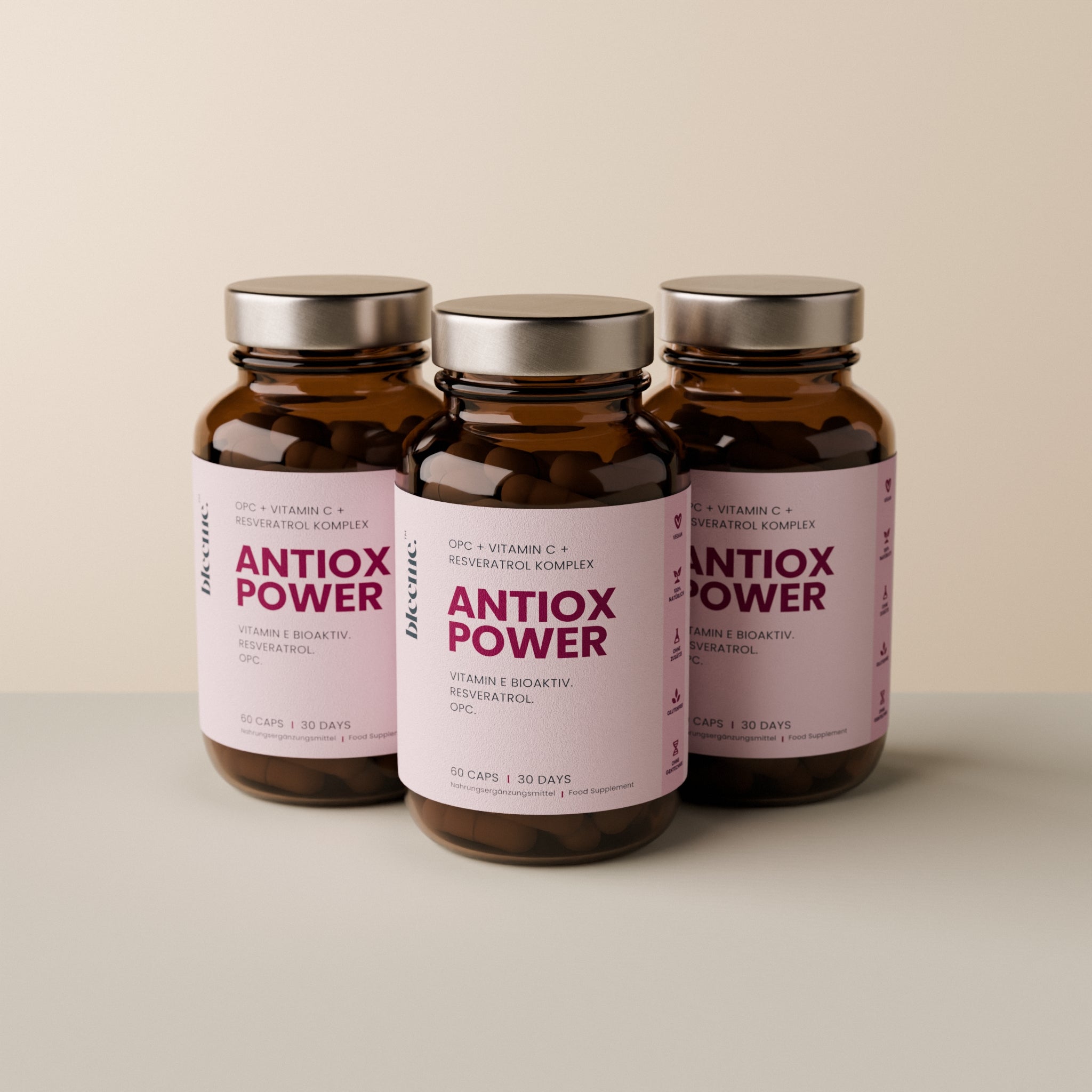 ANTIOX POWER ● OPC + Vitamin C + Resveratrol Komplex