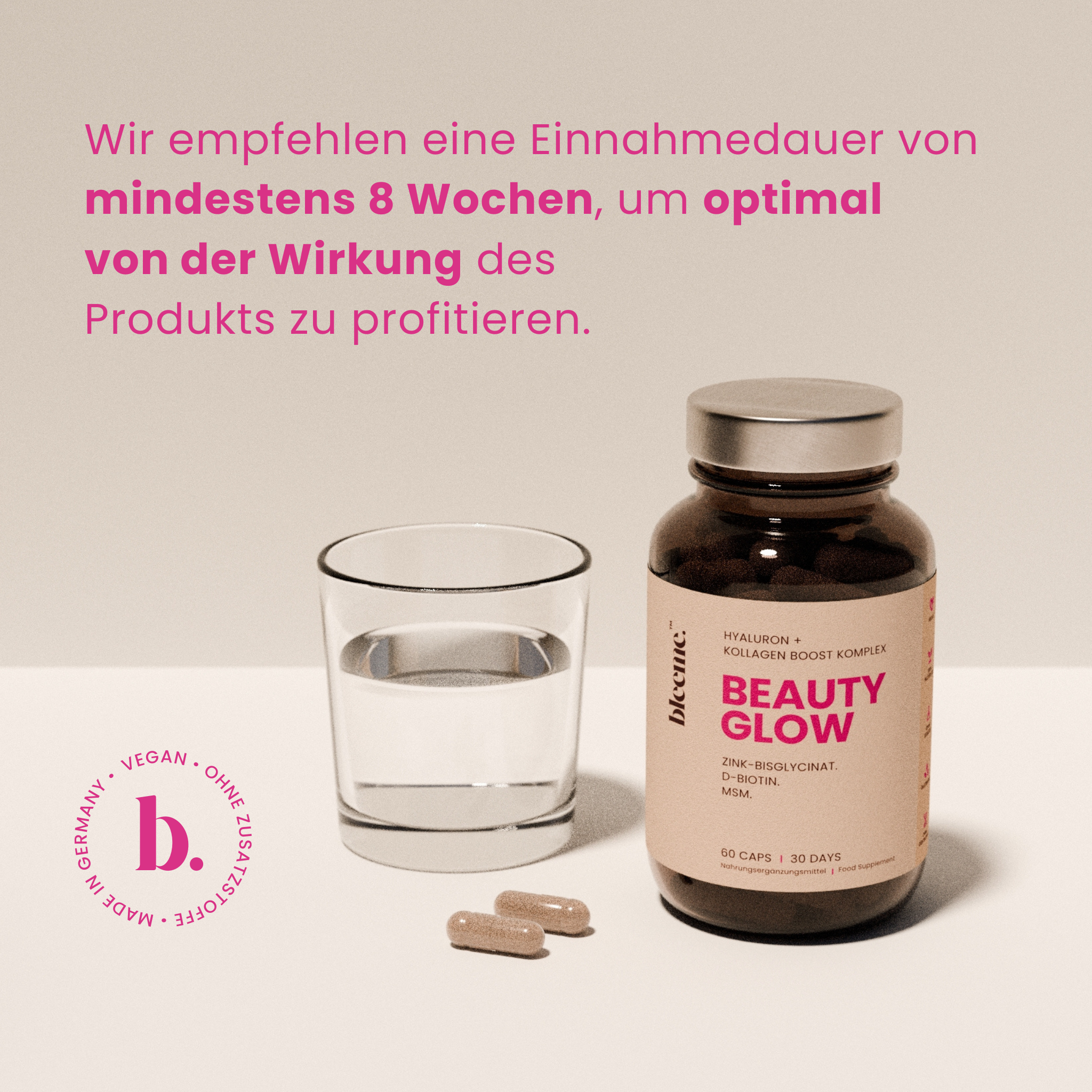 BEAUTY GLOW ● Hyaluron + Kollagen Boost Komplex