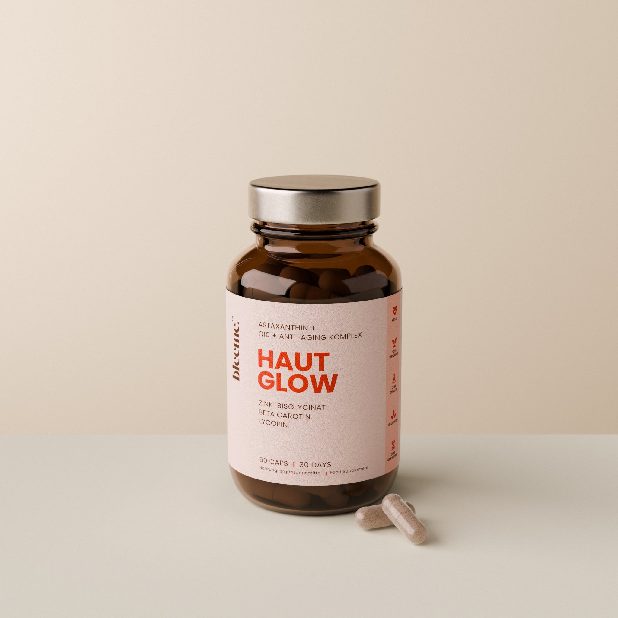HAUT GLOW ● Astaxanthin + Q10 + Anti-Aging Komplex