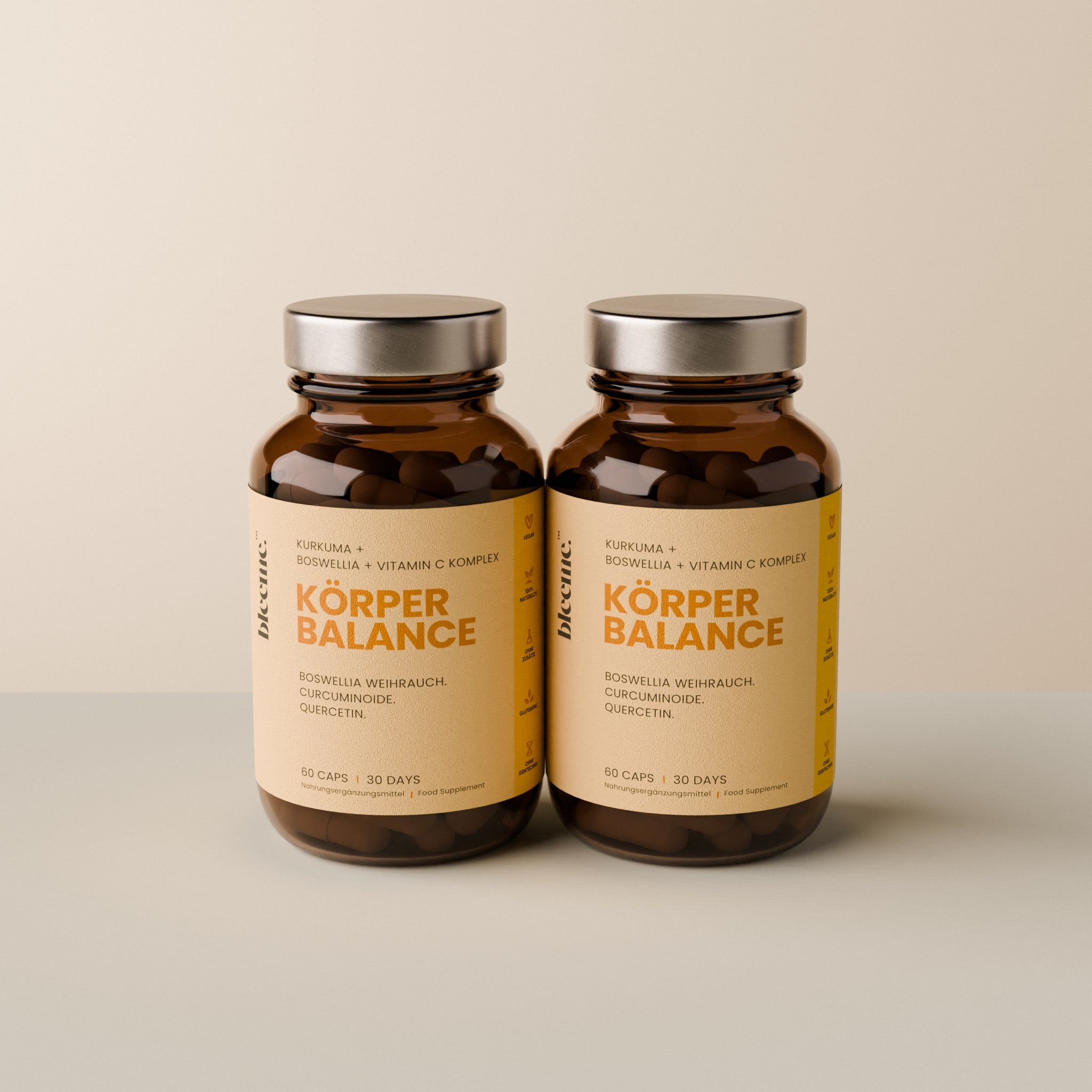 KÖRPER BALANCE ● Kurkuma + Boswellia + Vitamin C Komplex