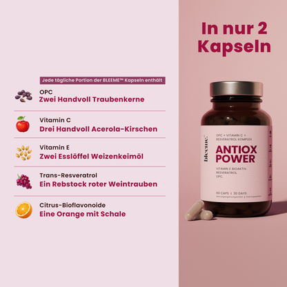 ANTIOX POWER ● OPC + Vitamin C + Resveratrol Komplex