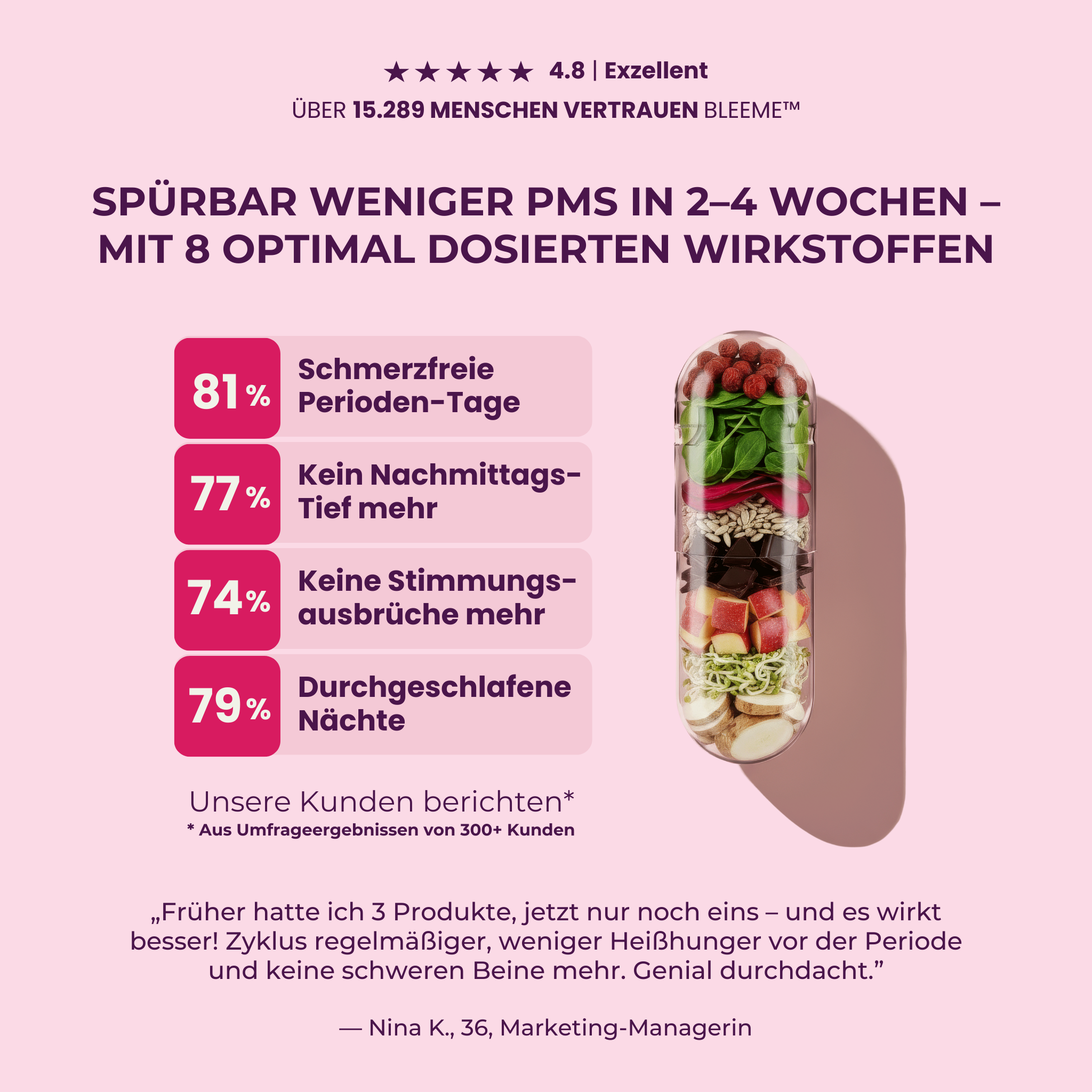 FRAUEN BALANCE ● Mönchspfeffer + Eisen + Magnesium Komplex