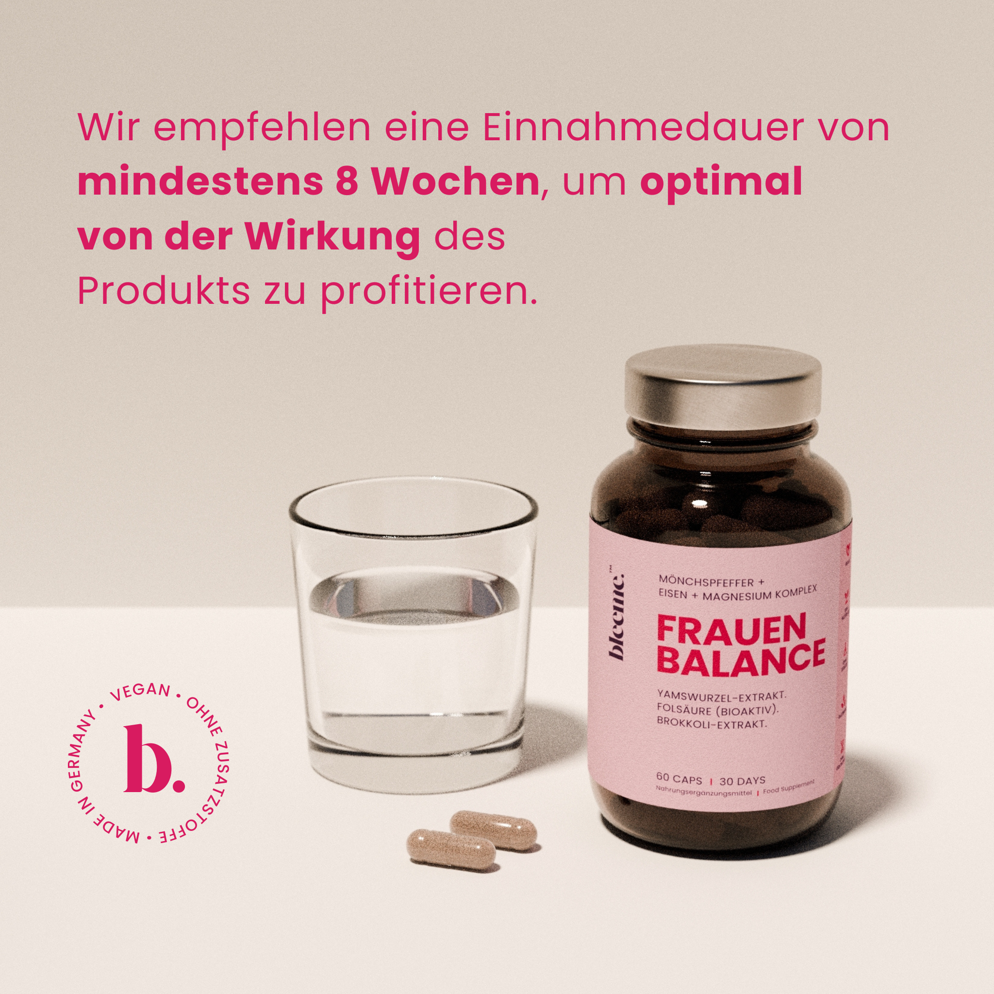 FRAUEN BALANCE ● Mönchspfeffer + Eisen + Magnesium Komplex