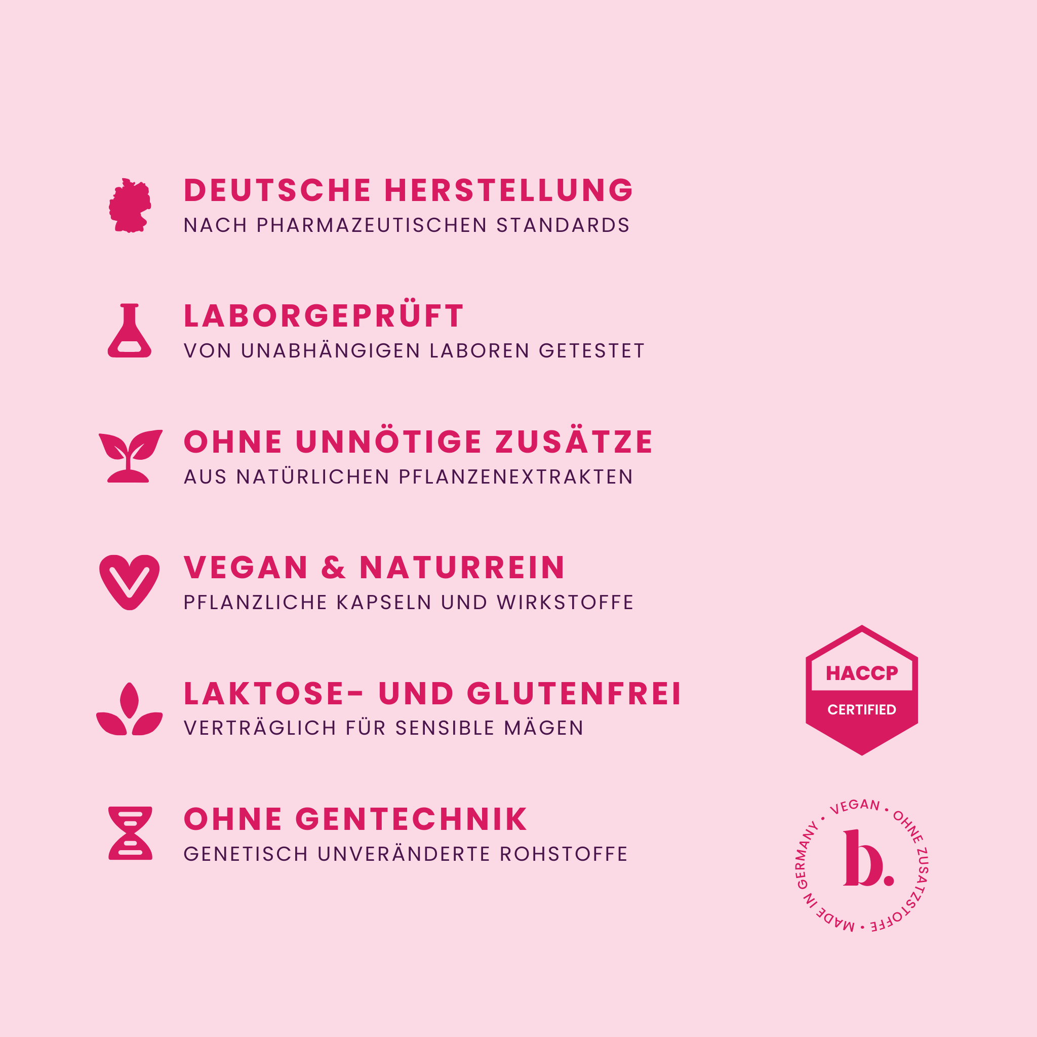 FRAUEN BALANCE ● Mönchspfeffer + Eisen + Magnesium Komplex