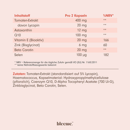 HAUT GLOW ● Astaxanthin + Q10 + Anti-Aging Komplex