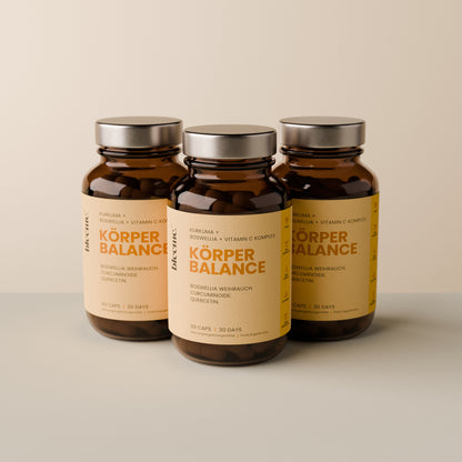 KÖRPER BALANCE ● Kurkuma + Boswellia + Vitamin C Komplex