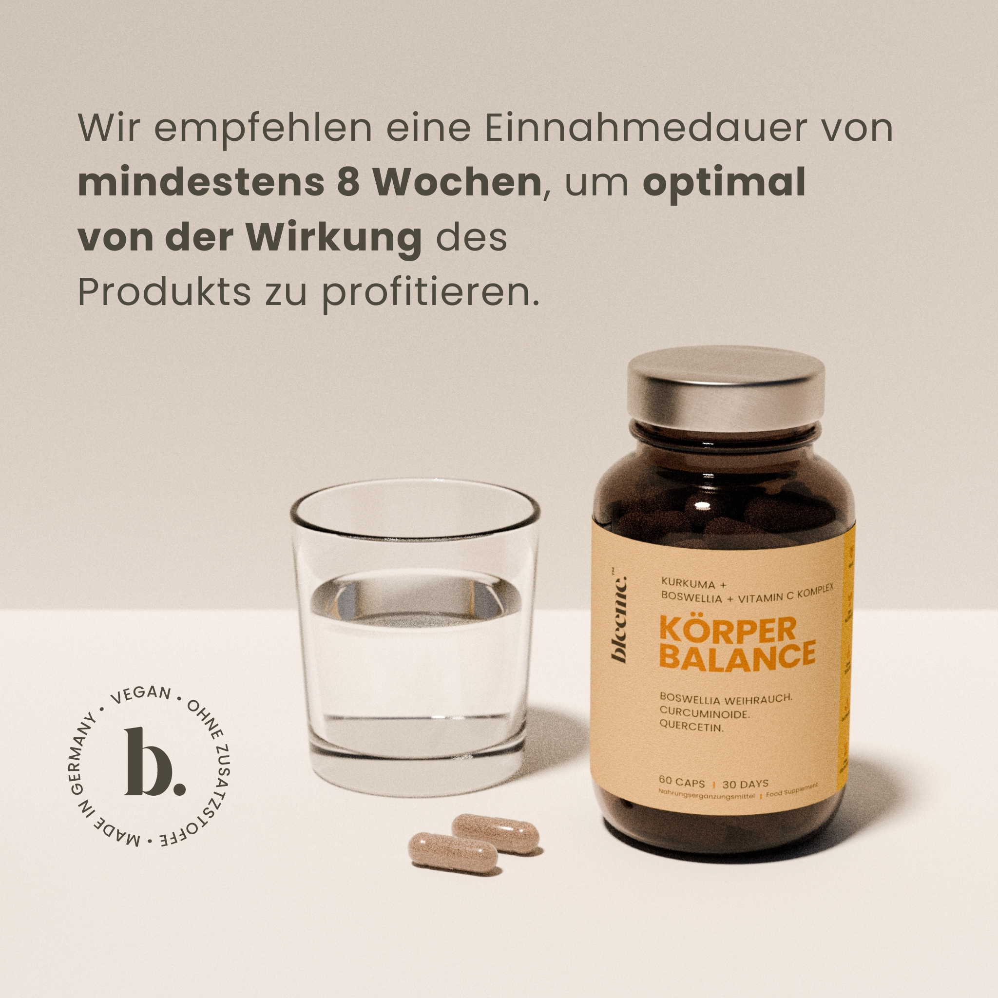 KÖRPER BALANCE ● Kurkuma + Boswellia + Vitamin C Komplex
